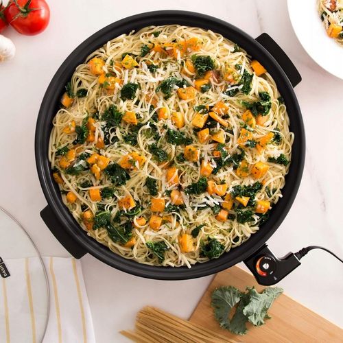 PATELNIA ELEKTRYCZNA DUŻA XXL NIEPRZYWIERAJĄCA MULTIPATELNIA 42cm MOC na Arena.pl