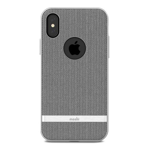 MOSHI VESTA Apple iPhone X - HERRINGBONE GRAY na Arena.pl