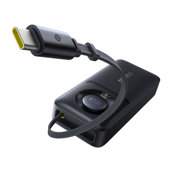 Powerbank Baseus OS Free2Pull 10000mAh 30W +kabel (czarny) zdjęcie 1