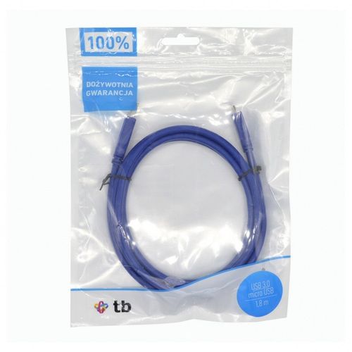 TB Kabel USB 3.0-Micro 1.8 m. niebieski na Arena.pl