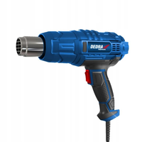 DEDRA OPALARKA 2000W +DYSZE REGULACJA 350/600°C 150-500l/min DED7976