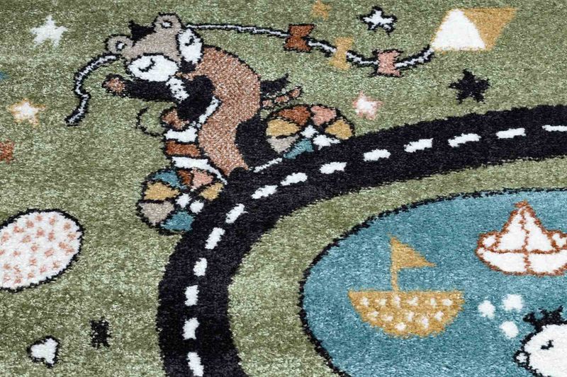 RUG/LU/BEO/ROUTE/GREEN/80x150 zdjęcie 3