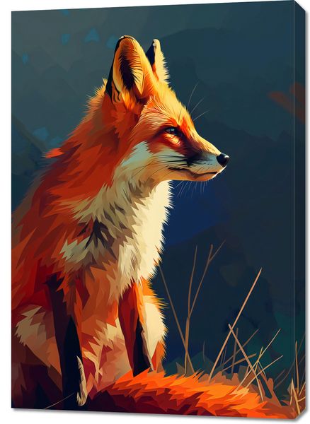 Obraz 70x100cm Spojrzenie Lisicy zdjęcie 1