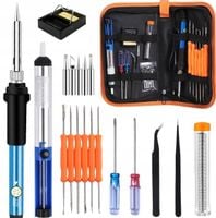Lutownica precyzyjna 60W zestaw w etui 20 elementów Lutownica + akcesoria