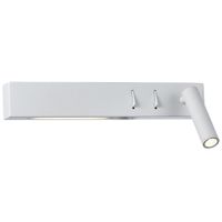 Kinkiet LAMPA ścienna VK/04230/W/W/30/R MDECO loftowa OPRAWA metalowa LED 9W 3200K regulowany biały