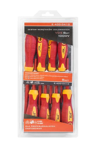 zestaw wkrętaków izolowanych vde 8 sztuk - e-400-0410 na Arena.pl