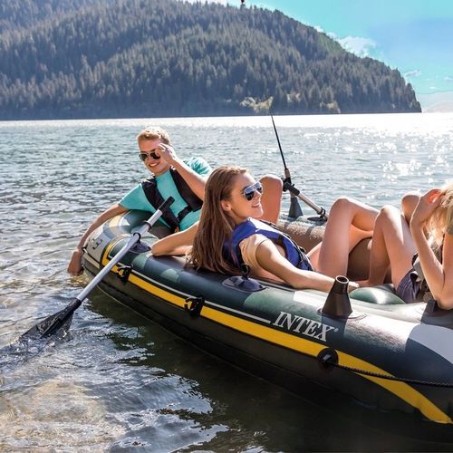 WIOSŁA 2X ALUMINIOWE PONTON KAJAK INTEX 69625 na Arena.pl