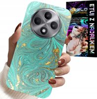 ETUI DO OPPO RENO12 F / 12FS 5G - MARMURKOWE WZORY + SZKŁO HARTOWANE