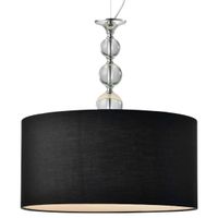 LAMPA wisząca REA RLD93163-1B Zumaline abażurowa OPRAWA zwis okrągły czarny