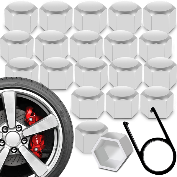 NAKŁADKI NA ŚRUBY CHROM FI 17MM zdjęcie 1