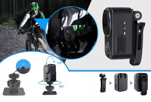 ZEWNĘTRZNA MINI KAMERA Z DETEKCJĄ RUCHU + TRYB NOCNY, BATERIA 1200mAh, na Arena.pl