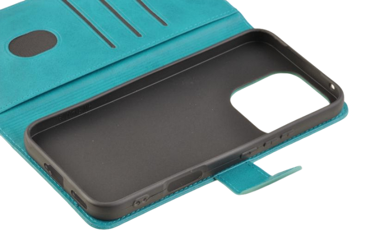 Etui portfel Wallet do Honor 400 Lite zielony zdjęcie 5