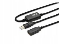 2 x Przedłużacz USB 15m AKTYWNY WZMACNIACZ-EM repeater