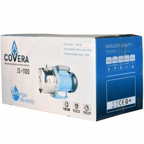 POMPA DO WODY PODLEWANIA JS 1100 HYDROFOROWA 3600L/H OGRODOWA COVERA na Arena.pl