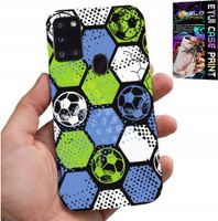 ETUI DO SAMSUNG GALAXY A21s - PIŁKARSKIE WZORY PLECKÓW FOOTBALL CASE