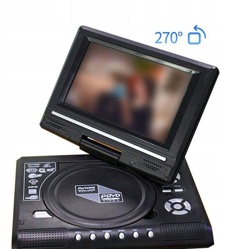 PRZENOŚNY ODTWARZACZ DVD O PRZEKĄTNEJ 7,8 CALA. ODTWARZACZ CD 800 MAH na Arena.pl