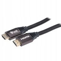 Kabel HDMI 2.1 Silver Monkey HD-030SM2-1 w oplocie czarny 3 m