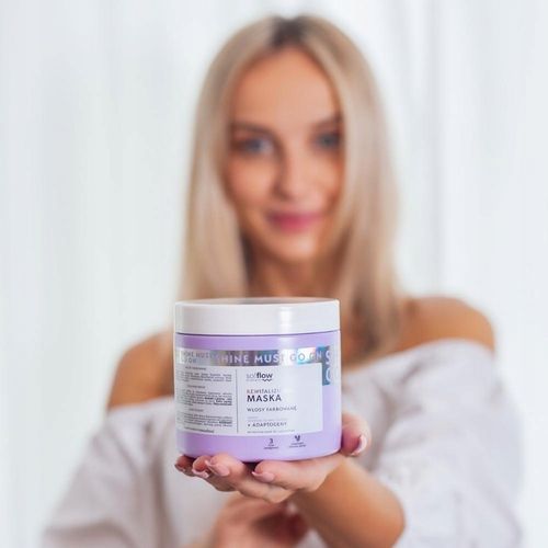 Rewitalizująca maska do włosów farbowanych z adaptogenami so!flow 400 ml na Arena.pl