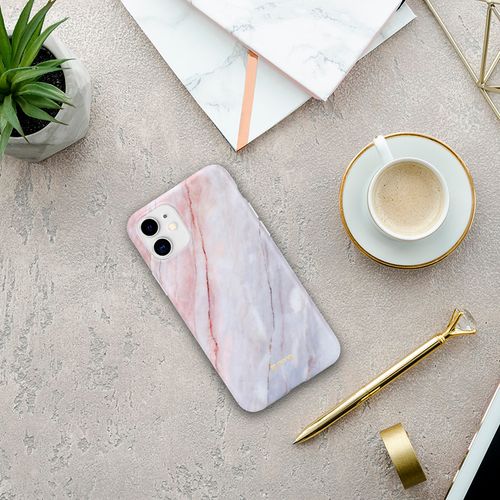 Crong Marble Case – Etui do iPhone 11 (różowy) na Arena.pl