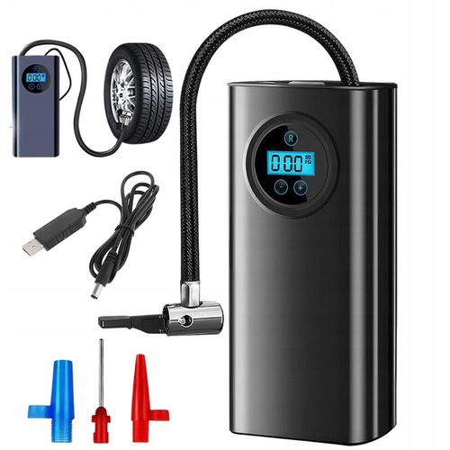 Elektryczna Pompa Powietrza Bezprzewodowa Cyfrowa Pompa Powietrza DoPojazdu na Arena.pl