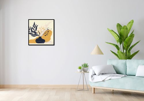 Plakat 60x60cm Spokój Ciemnych Liści na Arena.pl
