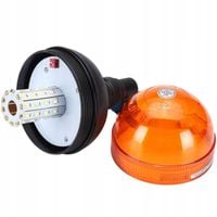 LAMPA OSTRZEGAWCZA KOGUT LED 12V 24V BŁYSKOWA DUŻA UNIWERSALNA DROGOWA XL