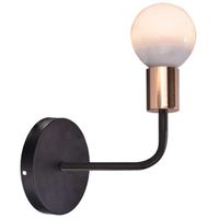 Loftowa lampa ścienna SPILL 21-56528 kinkiet żarówka bulb czarna