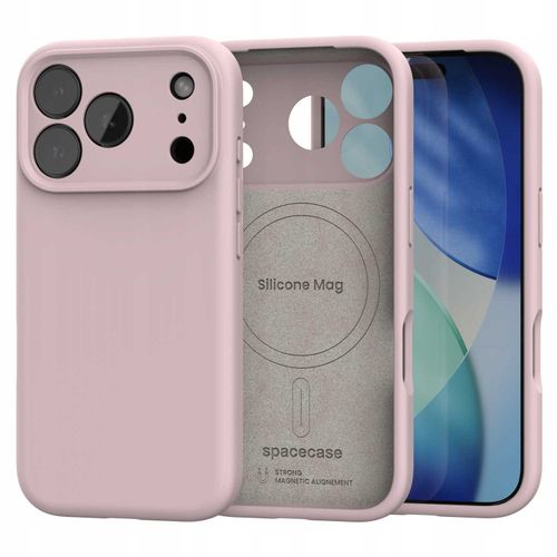 Spacecase Silicone Mag Iphone 17 Pro Max Baby Pink na Arena.pl