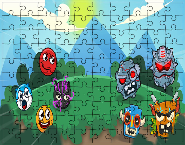 Puzzle Red Ball zdjęcie 1