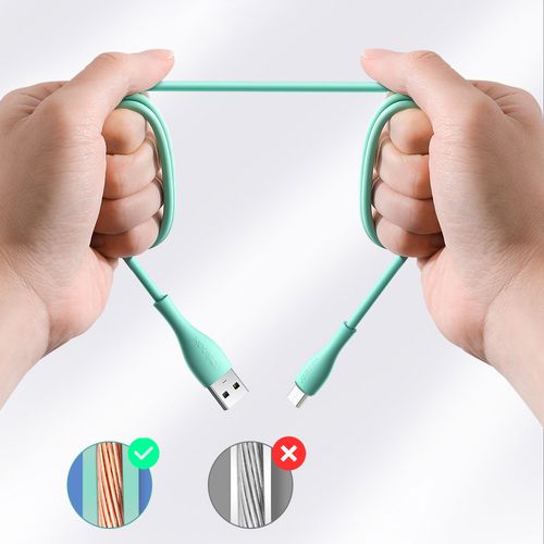 Kabel Micro USB 2,4A 1m Joyroom silikonowy na Arena.pl