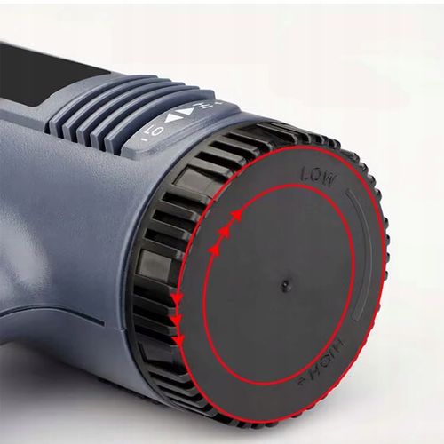 MOCNA OPALARKA ELEKTRYCZNA 2 BIEGI 100-650°C 2500W REGULACJA 230V + 4 na Arena.pl