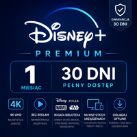 DISNEY+ PLUS PREMIUM | 1 MIESIĄC | 30 DNI | 4K UHD | BEZ REKLAM | GWARANCJA