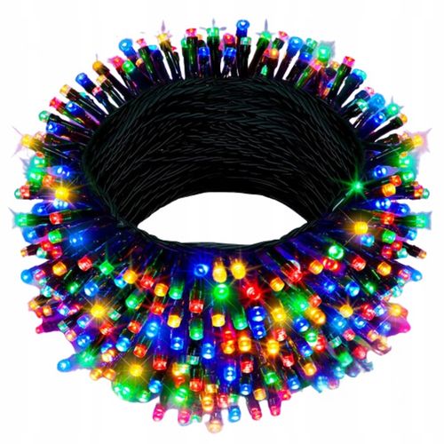 LAMPKI CHOINKOWE ŚWIATEŁKA 500 LED MULTI KOLOROWE ZEWNĘTRZNE WEWNĘTRZNE na Arena.pl