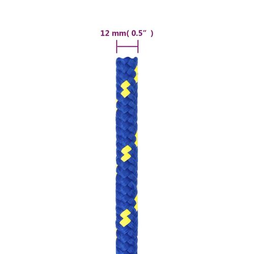 Linka żeglarska, niebieska, 12 mm, 100 m, polipropylen na Arena.pl