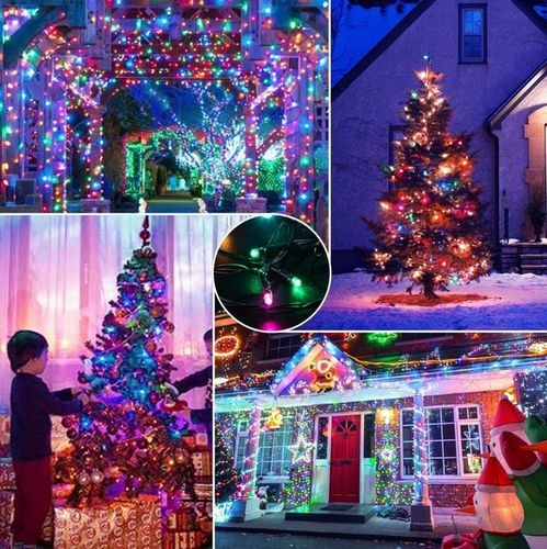 LAMPKI CHOINKOWE NA CHOINKĘ ŚWIĄTECZNE 500 LED MULTIKOLOR WEWNETRZNE ZEW. na Arena.pl