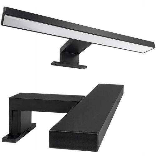 LAMPKA ŁAZIENKOWA NA SZAFKĘ LAMPA NAD LUSTRO LED CZARNY KINKIET na Arena.pl