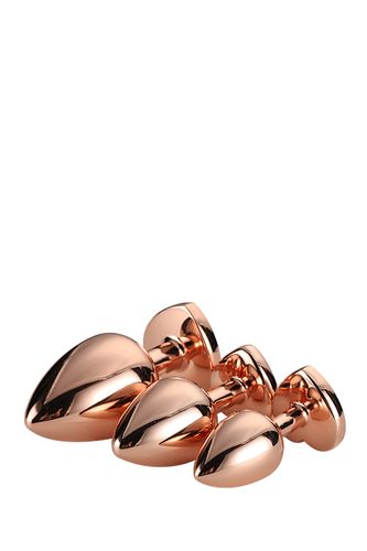 gleaming love rose gold plug set na Arena.pl