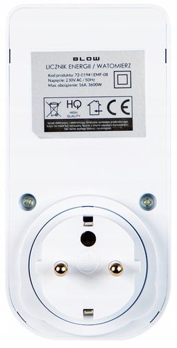 WATOMIERZ LICZNIK ENERGII POBORU PRĄDU MIERNIK ELEKTRONICZNY na Arena.pl