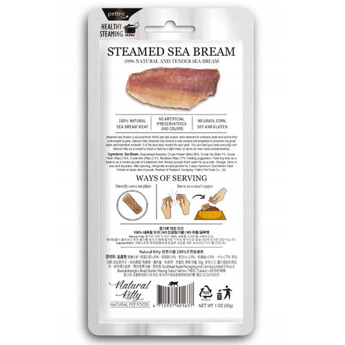 Natural Kitty - Gotowany na parze dorada 6 x 30 g na Arena.pl