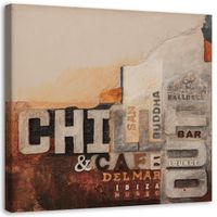 OBRAZ NA PŁÓTNIE Abstrakcja Malowana Beżowy