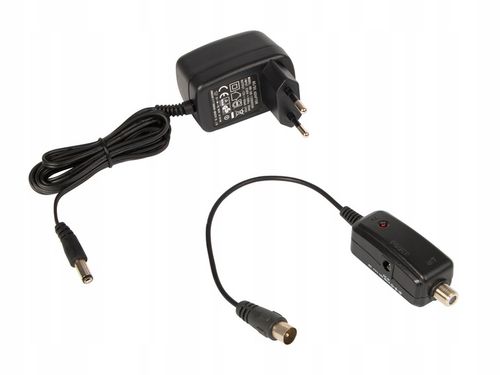 MOCNA ANTENA PANELOWA AKTYWNA ZEWNĘTRZNA TV DVB-T2 MUX-8 FILTR LTE UHF VHF na Arena.pl