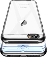 Zestaw 4w1 iPhone 6 / 6S etui TPU + 3x szkło hartowane 9H czarna ramka
