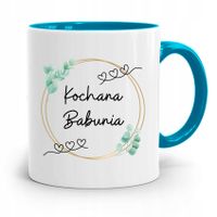 Kubek Błękitny Dzień Babci Kochana Babunia Prezent Z Nadrukiem Ze Zdjęciem