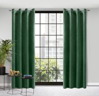 Zasłona gotowa na przelotkach Design91 140X250 ROSA zielony