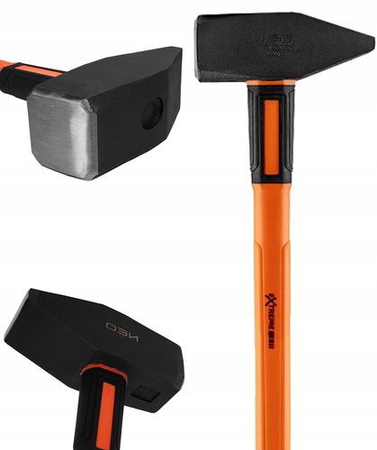 młotek ślusarski 5 kg, trzonek z włókna szklanego na Arena.pl