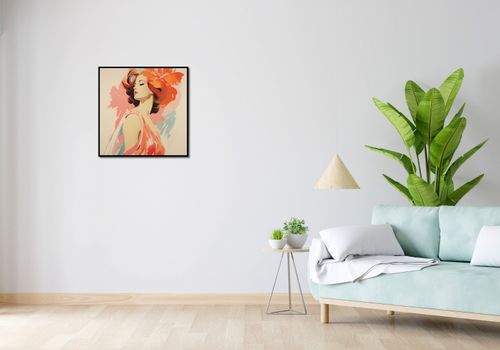 Plakat 60x60cm Kwiatowa Melodia na Arena.pl