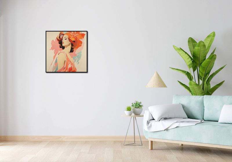 Plakat 60x60cm Kwiatowa Melodia zdjęcie 4