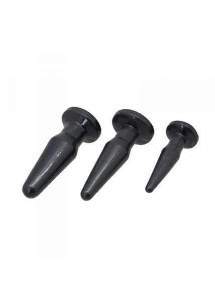 Plug-Tpe Anal Plug 3 Sizes/ Set zdjęcie 3