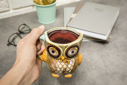 Kubek sowa NIEBIESKA na Arena.pl