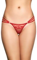g-string 2498 - red s/m